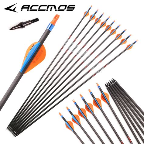 Accmos Pure Carbon Arrow Id 6 2 Spine 250 300 340 400 500 600 700 800