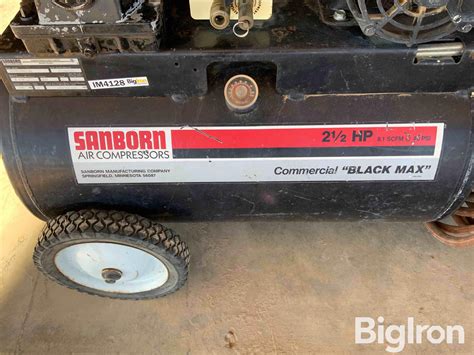 Sanborn Black Max Air Compressors Bigiron Auctions