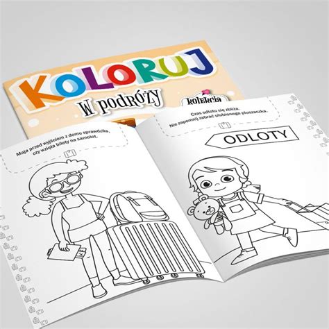 Kolekcja Koloruj W podróży Wydawnictwo MARTEL