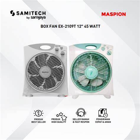 Jual Kipas Angin Box Fan Maspion Ex 2109t Ex 2109t 12inch Bergaransi