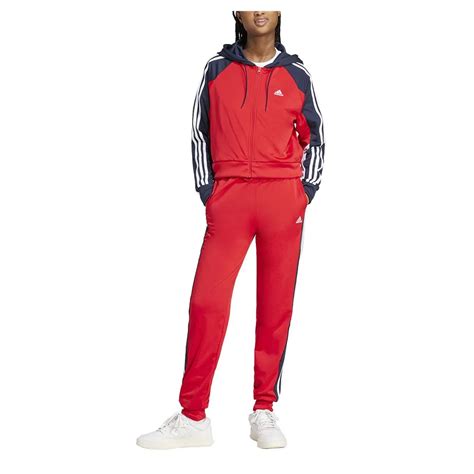 Adidas Boldblock Tracksuit Red Goalinn