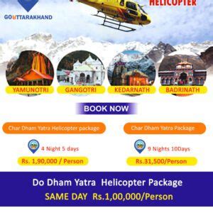 Char Dham Yatra Packages Go Uttrakhand