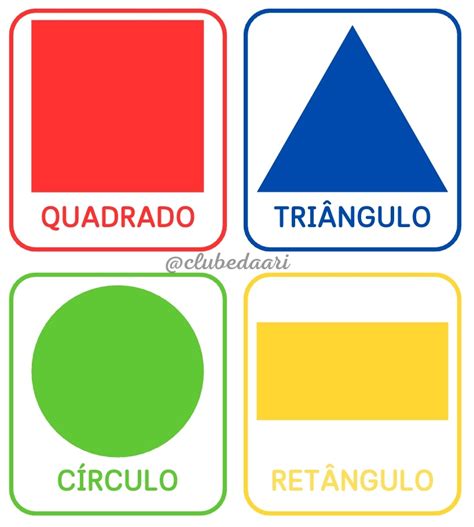 Cards Formas Geom Tricas Arielly Souza Hotmart