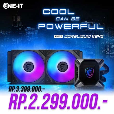 Msi Mpg Coreliquid K240 240mm Aio Cpu Liquid Cooler Toko Komputer Surabaya Rakit Pc Gaming