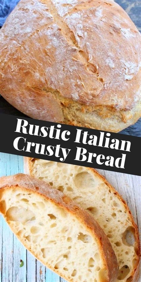 Rustic Italian Crusty Bread Recipe Video Recipe Homemade Bread