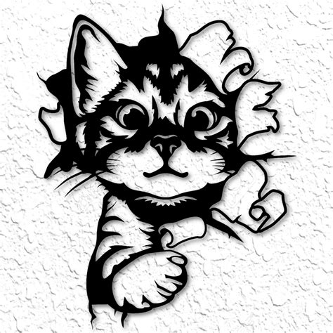 Cat Stencil Designs