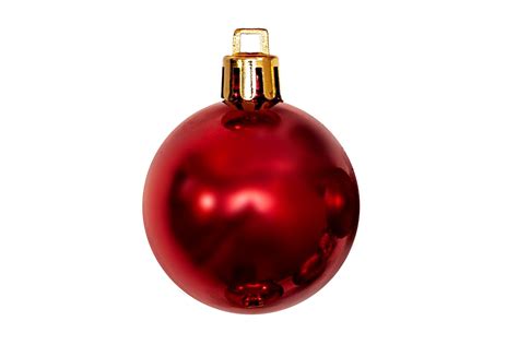 Red Christmas Ball Isolated On A Transparent Background 21275458 PNG