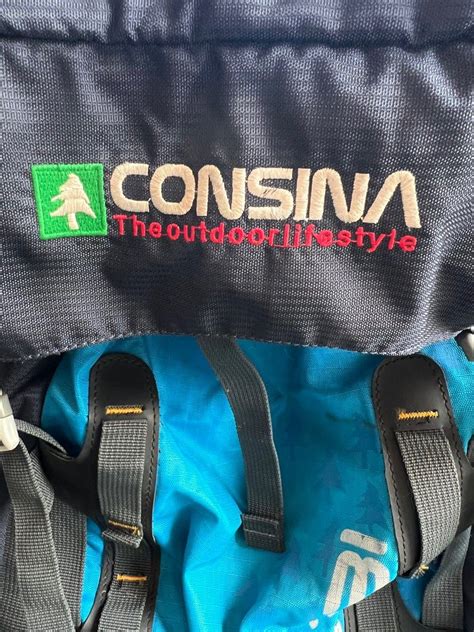 CONSINA Tarebbi 60L Tas Gunung Carrier Preloved LIKE NEW Warna Biru