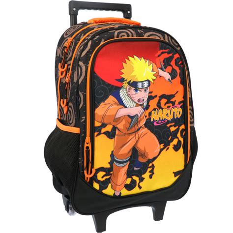 Sac Dos Roulettes Naruto Shippuden Cm Cartable Trolley