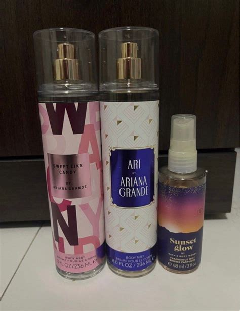 Ariana Grande Bbw Body Mists Beauty Personal Care Fragrance