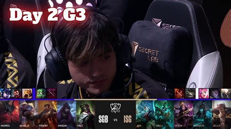 SGB Vs ISG Day 2 LoL Worlds 2022 Play Ins Saigon Buffalo Vs Isurus