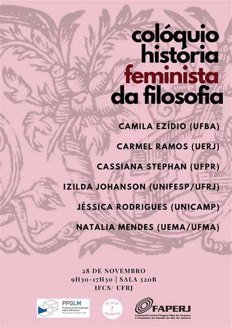 28 11 Colóquio História Feminista da Filosofia