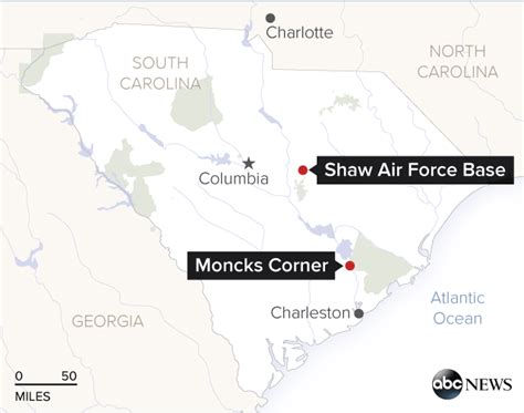 Shaw Air Force Base Map