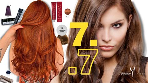 Numero 7 No Cabelo - O que é 7 na Colorimetria Capilar? - YouTube