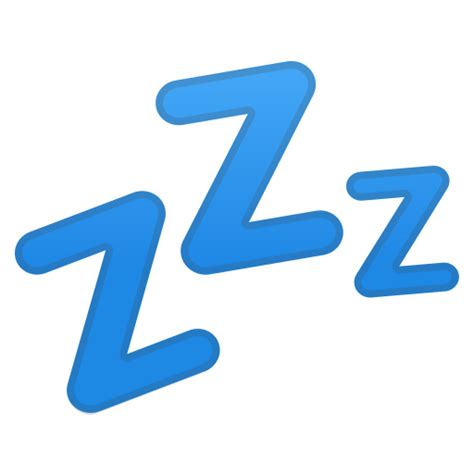 Zzz ไอคอน ใน Noto Emoji Clothing Objects