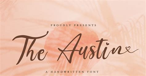 The Austin Fuente Cursiva Manuscrita Templatemonster