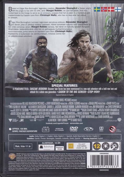 DVD Tarzan Alexander Skarsgård Margot Robb Köp på Tradera