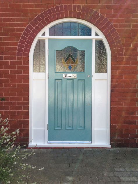 1930s Door With Arched Frame Victorian Front Doors Porch Design