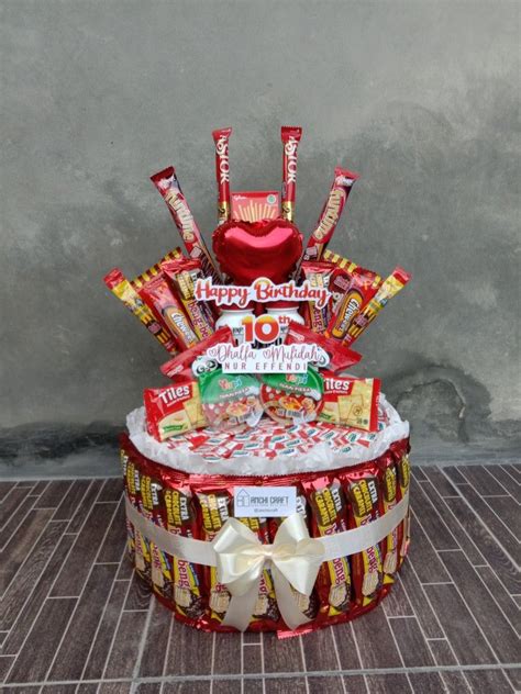 Snack Tower Cianjur 1 Tingkat Buket Kue Hiasan Kue Menghias Kue