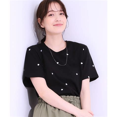 キューティーブロンド Cutie Blonde デザイン刺繍アソートTシャツ ブラック 119 ファッション通販 MAGASEEK マガシーク