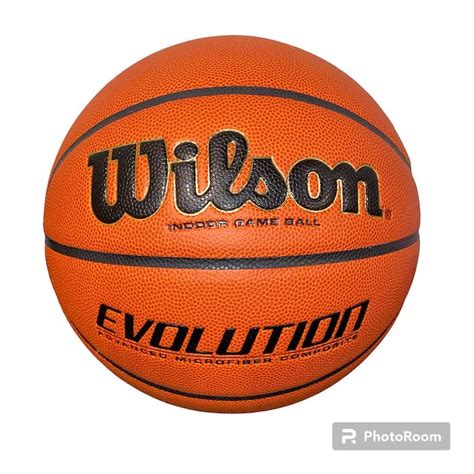 Wilsons Leather Wilson Evolution Indoor Game Basketball Official 29.5 ...