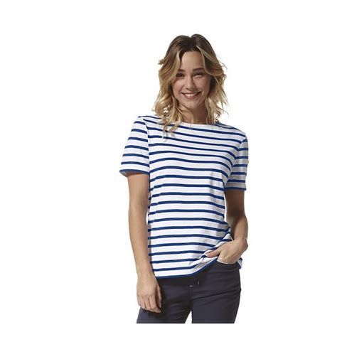 Tee Shirt MariniÈre Femme Blancbugati Regate