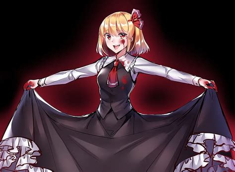 Anime Girl Rumia Touhou Hd Wallpaper Pxfuel