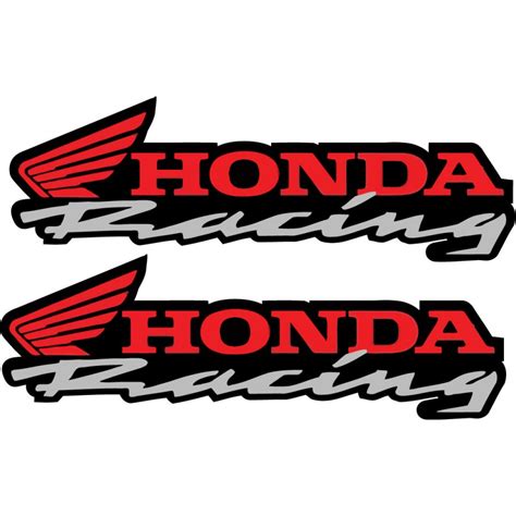 Honda Racing Style 2 Stickers Decals Decalshouse