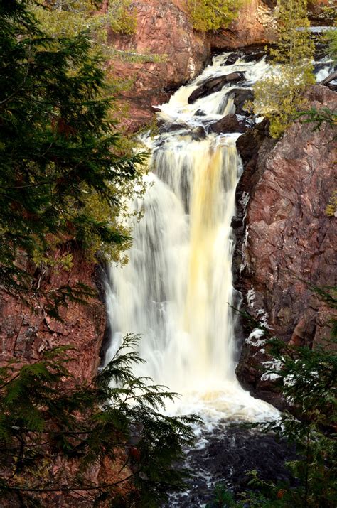 Brownstone Falls In Copper Falls State Park Mellen Wisconsin