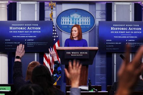 Watch Jen Psaki Holds White House Briefing Pbs Newshour