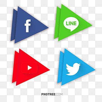 Social Media Marketing Clipart Hd Png Social Media Triangle Set Social