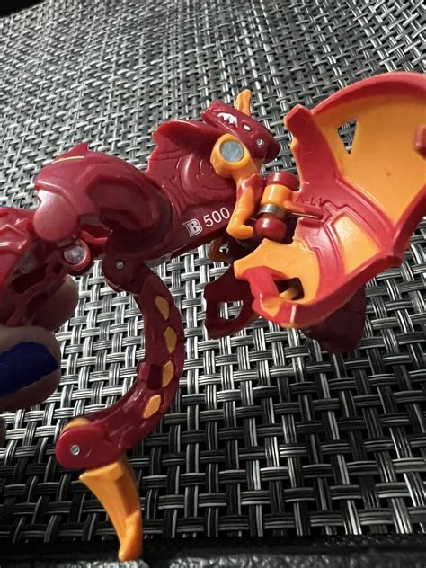 Bakugan Dragonoid Ultra B Red Pyrus Battle Planet Ebay