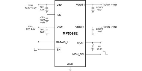 MP5016 | 2.7 - 15V, 0.7 - 5A, Current Limit Switch with Over-Voltage ...