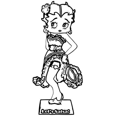 Betty Boop We Coloring Page 358