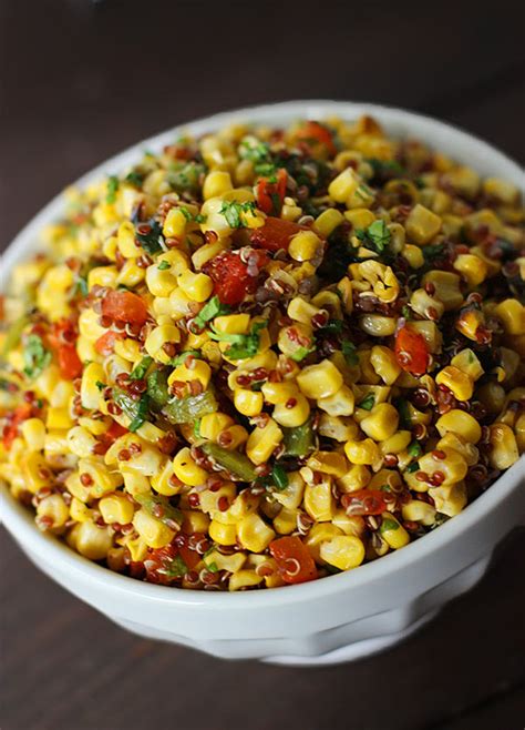 Colorful Grilled Corn And Quinoa Salad Soupaddict