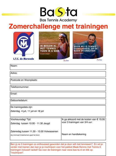 Zomerchallenge LTC De Merwede BAS TA