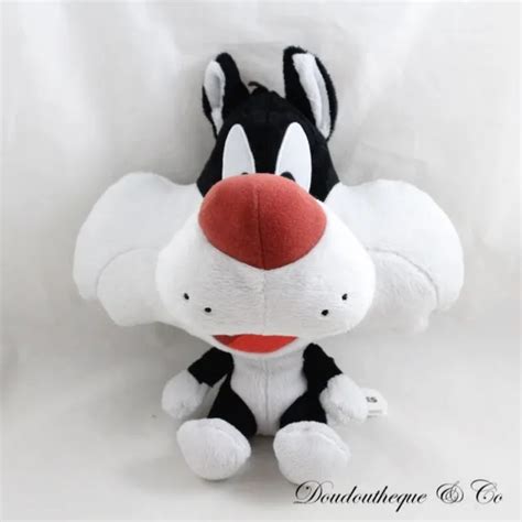 PELUCHE SYLVESTRE CHAT TCC GLOBAL Looney Tunes Titi Et Grosminet Assis