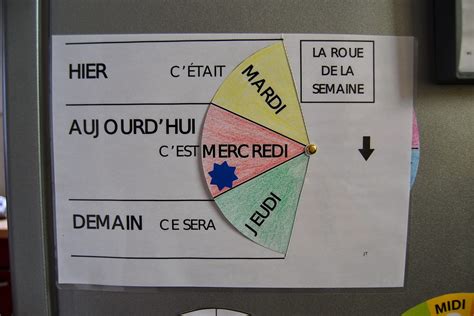 Roue De La Semaine Maternelle