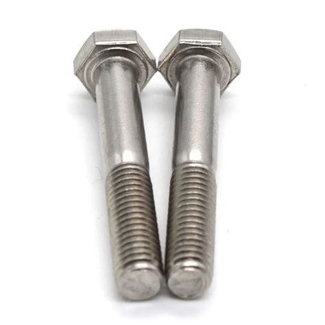 Stainless Steel Half Thread Hex Head Grade M Bolt Buy Half