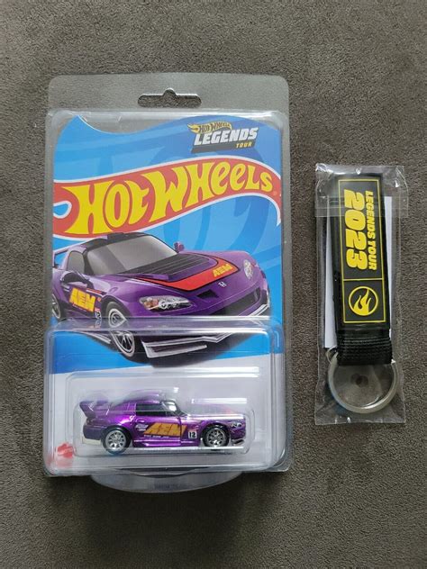 Hot Wheels 2023 LEGENDS Tour HONDA S2000 JDM AEM Race Purple Key Ring