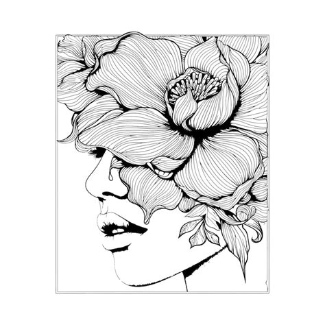 dessin en noir  blanc