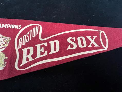 1946 Boston Red Sox American League Champions Soft Felt Pennant EBay