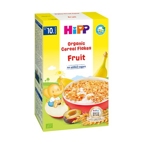 Hipp Organic Cereal Flakes Fruit 10m 200g Mannings Online Store