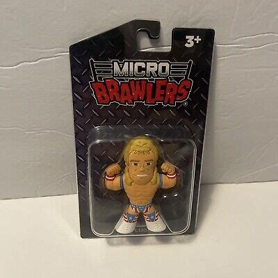 Lex Luger Micro Brawler August Crate Exclusive Action Figure Wwf