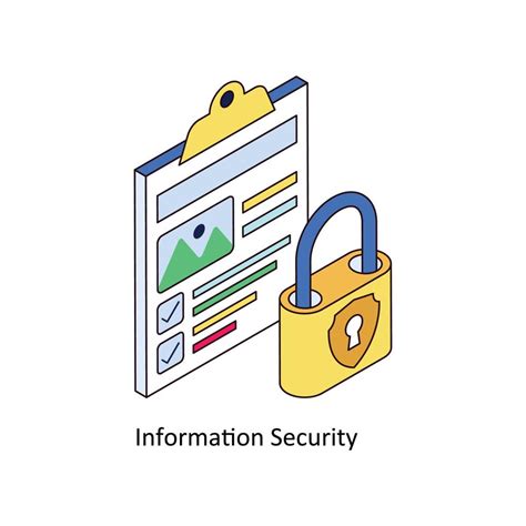 Information Security Vector Isometric Icons Simple Stock Illustration 21500402 Vector Art At