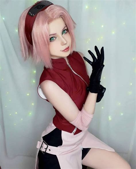 Modelo Alexy Sky Fez Um Apaixonante Cosplay Da Sakura De Naruto