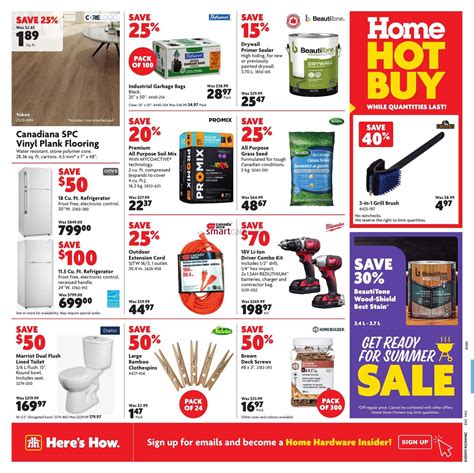 Home Hardware Building Centre Atlantic Flyer May 23 To June 5