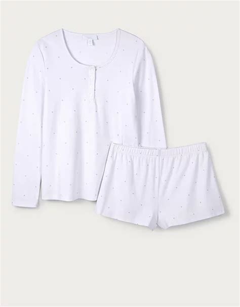 Womens Luxury Pajama Sets Silk And Cotton The White Company Us