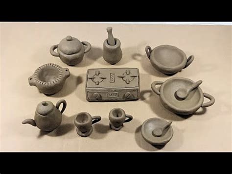 Amazing Technique Make Handmade Kitchen Set With Clay Miniature Clay