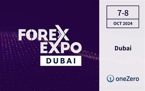 Join Us At Forex Expo Dubai Booth Onezero